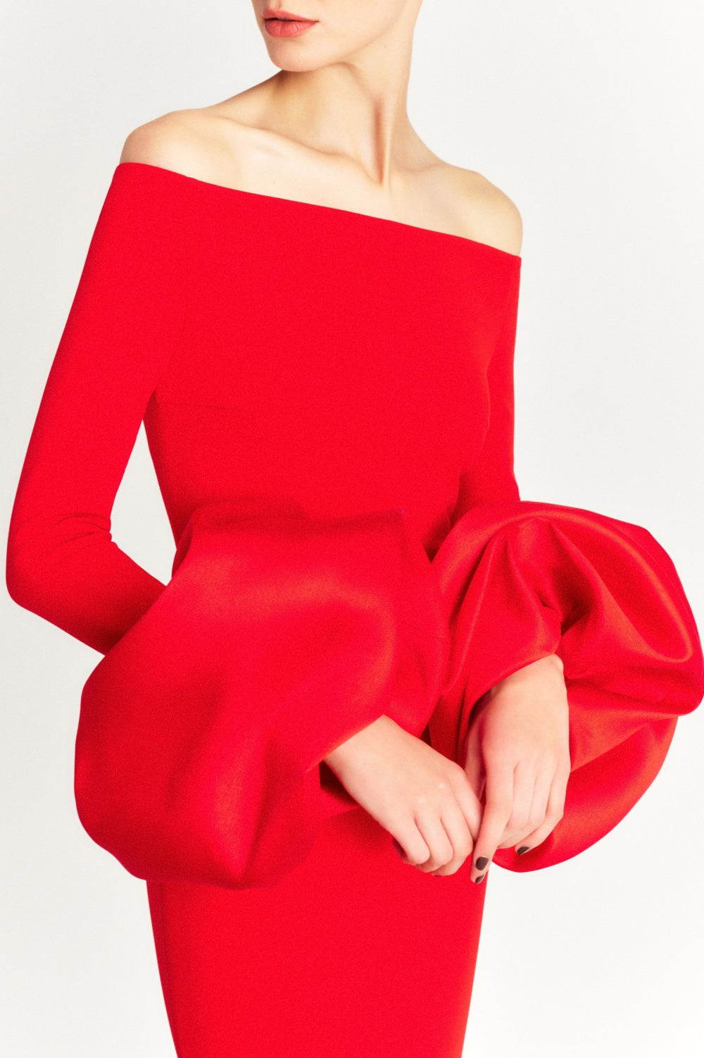 Flowering Girl Women Olindan Off Shoulder Maxi Dress - Red