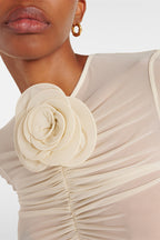 Flowering Girl Women Set Con Applicazioni Floreali Doreen Increspate