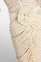 Flowering Girl Women Set Con Applicazioni Floreali Doreen Increspate