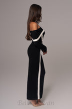 Flowering Girl Women Black Janet Off Shoulder Maxi Dress
