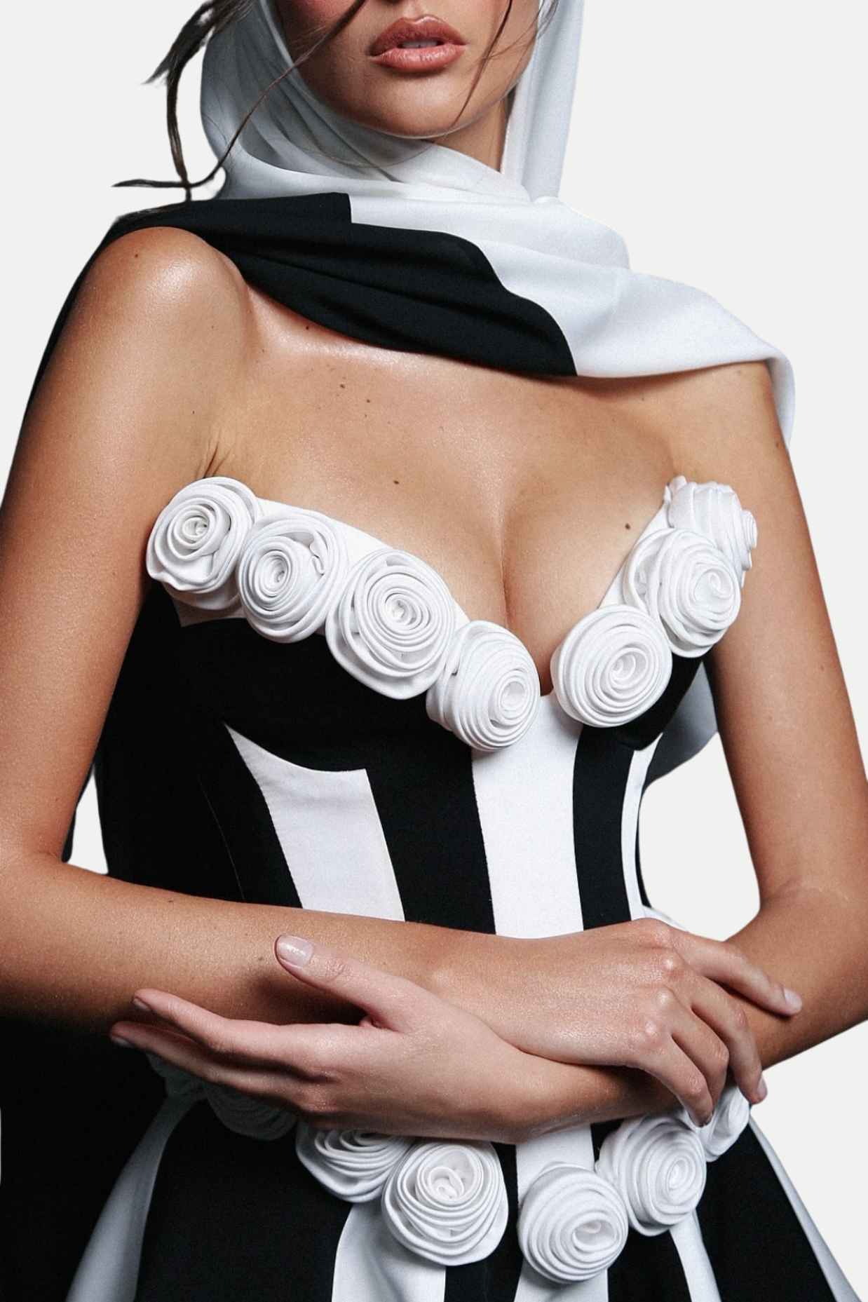 Flowering Girl Women Paitlyn Floral Strapless Mini Bandage Dress