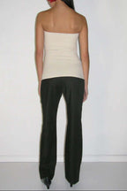 Flowering Girl Women Paloma Wool Conxita Tube Top In Ecru