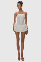 Panue Ruched Strapless Corset