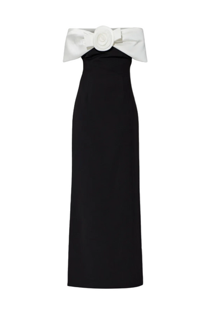 Parvi Floral Off Shoulder Maxi Dress