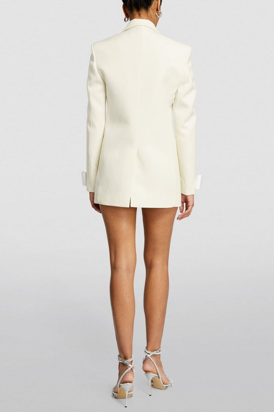 Flowering Girl Women Crystal Bow-Detail Blazer Dress