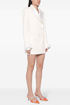 Flowering Girl Women Crystal Bow-Detail Blazer Dress