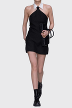 Flowering Girl Women Prisa Halter Mini Bandage Dress