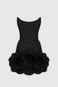 Flowering Girl Women Tatya Flower Strapless Mini Bandage Dress