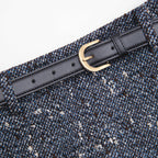 Flowering Girl Women blue boucle mini skirt