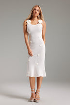 Flowering Girl Women Rachel Tight Hollow Out Knitted Dress