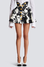 Flowering Girl Women Rayne Rose Printed Mini Skirt