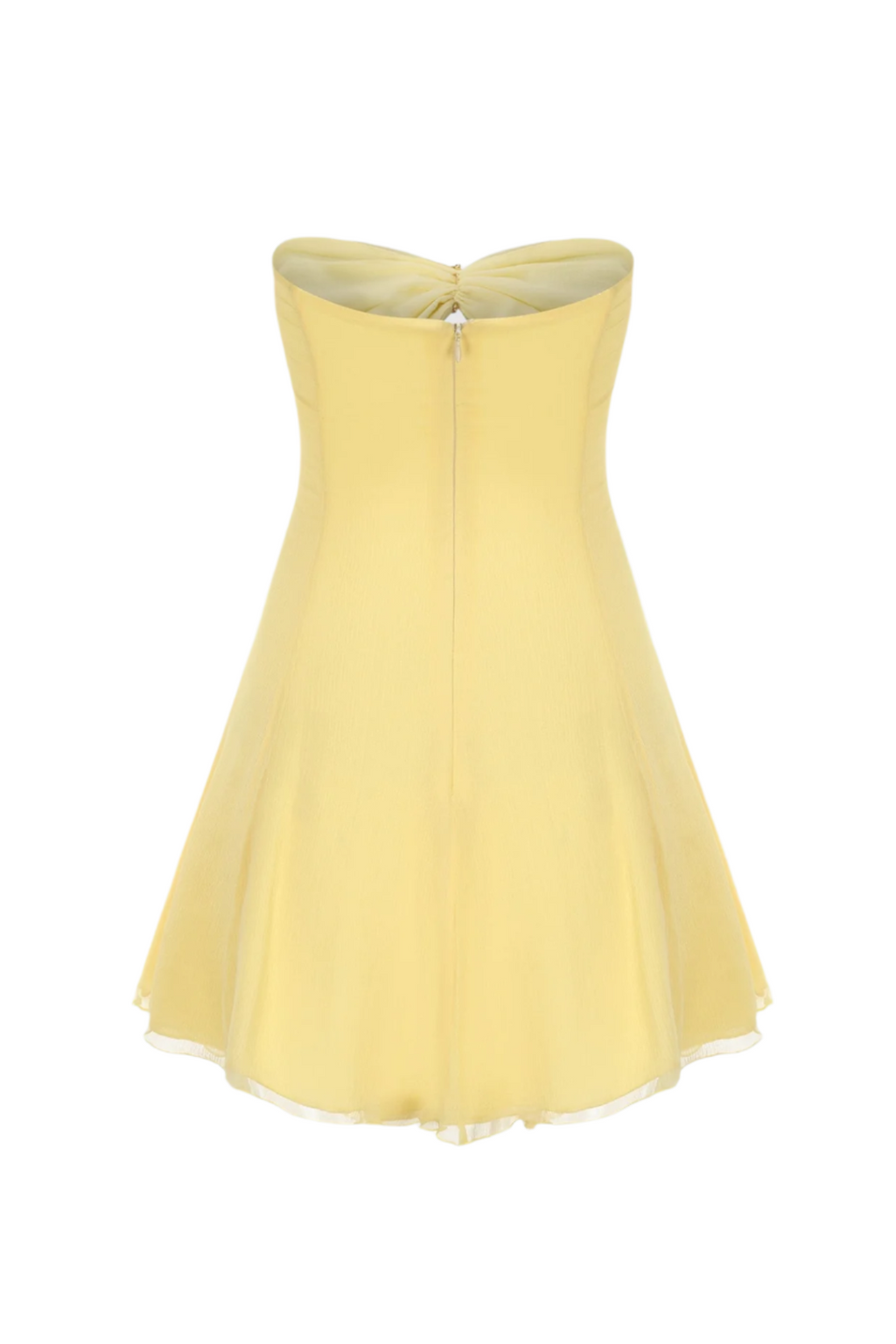 Flowering Girl Women Rerynne Strapless Cutout Mini Dress - Yellow