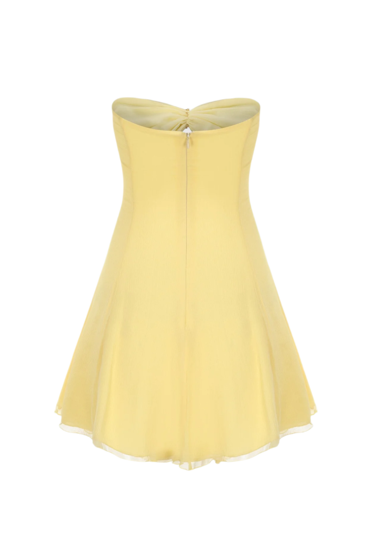 Flowering Girl Women Rerynne Strapless Cutout Mini Dress - Yellow