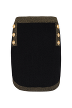 Flowering Girl Women Ryvia Buttoned Knit Mini Skirt