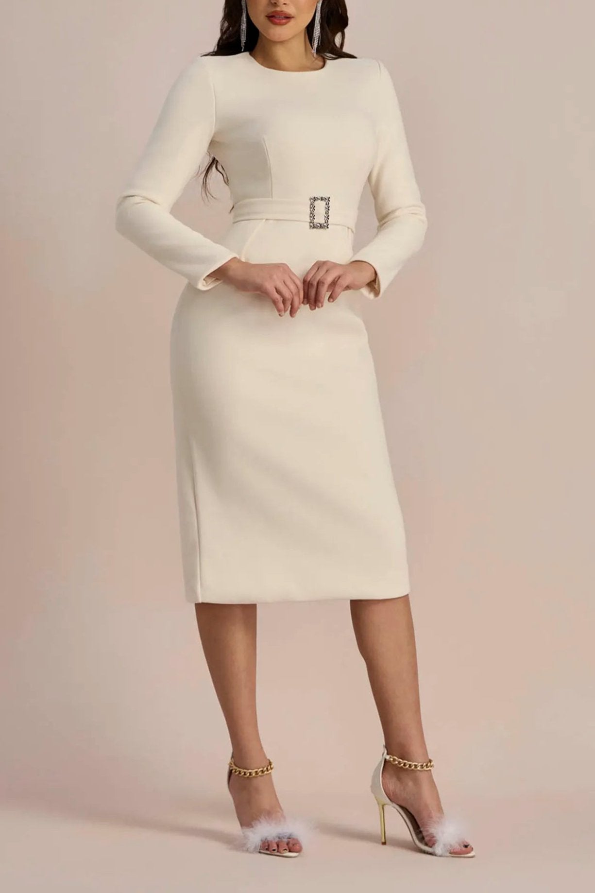Flowering Girl Women Roberta Cape Top Long Sleeve Dress Set