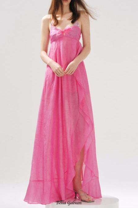 Rose Jacquard Patchwork Asymmetric Ruffle Tailored Dress