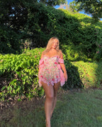 The Rosetta Silk Mini Dress