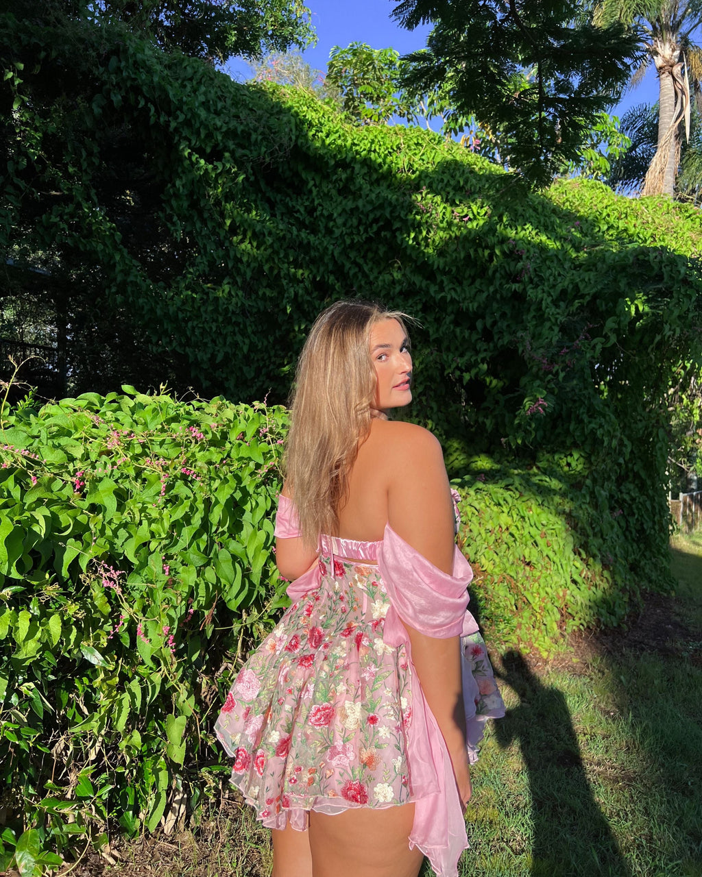 The Rosetta Silk Mini Dress