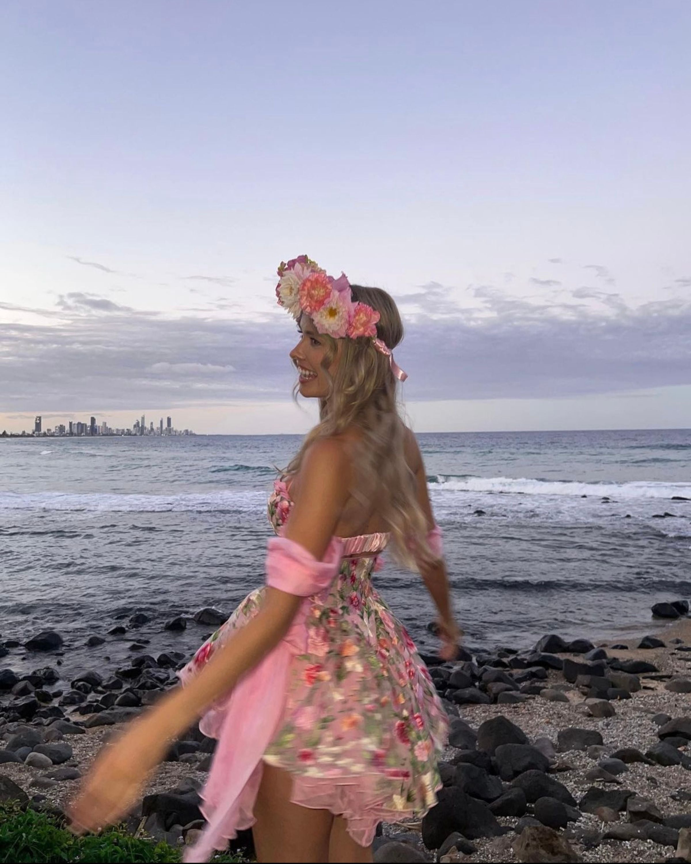 The Rosetta Silk Mini Dress