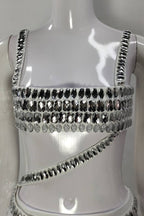 Flowering Girl Women Diamante Bandage Set