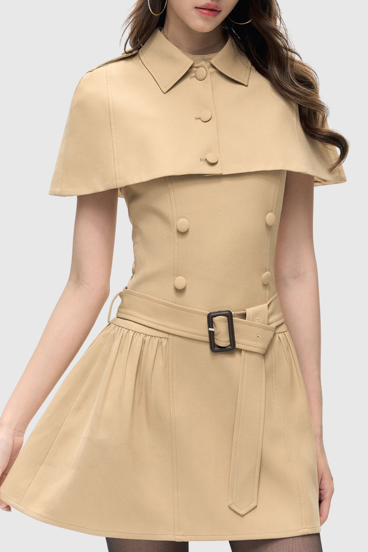 Flowering Girl Women Ryker Buttoned Cape & Mini Dress Set