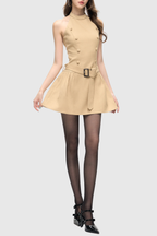Flowering Girl Women Ryker Buttoned Cape & Mini Dress Set
