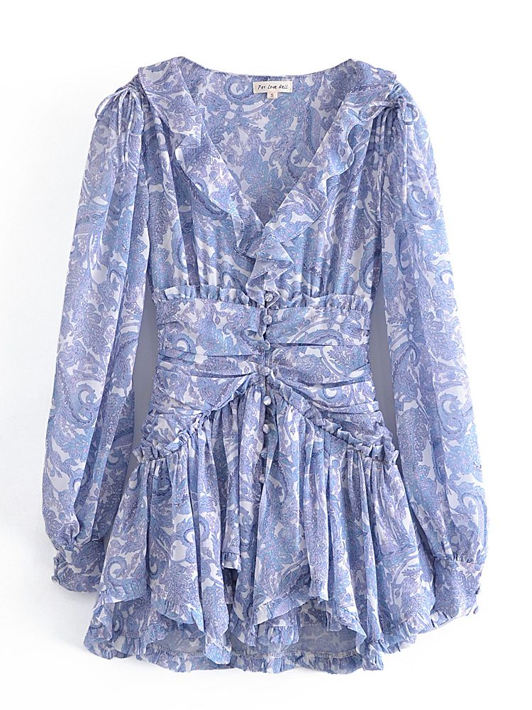 Flowering Girl Women Margarite Printed Mini Dress