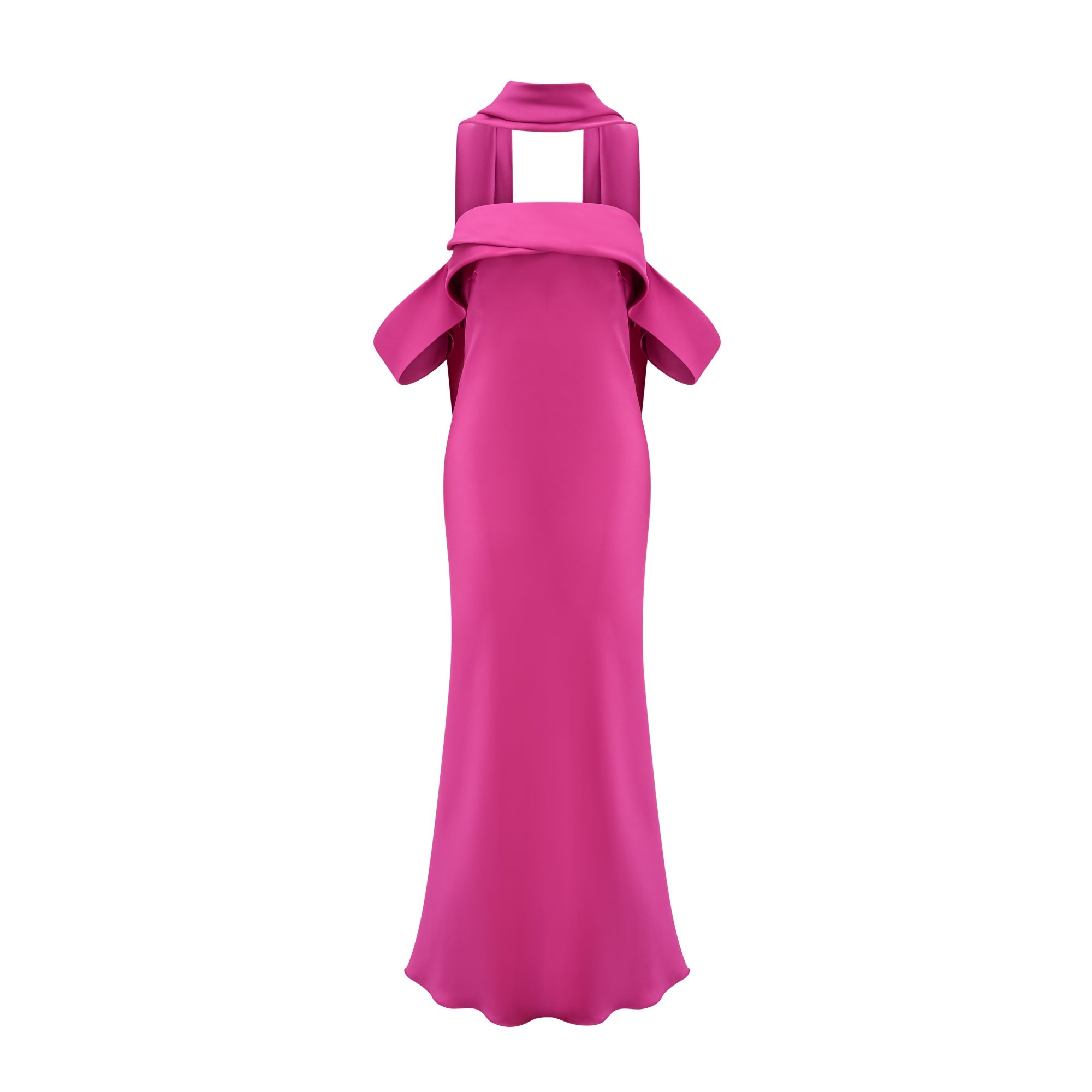 Flowering Girl Women Yasmin off-shoulder satin midi dress