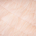 tara feather-detail tassel halter backless dress in pink