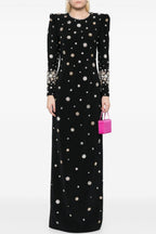 Flowering Girl Women Sachi Galaxy Diamante Embellished Maxi Dress