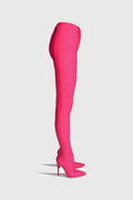 Flowering Girl Women Sagier Rhinestone Legging Boots - Pink