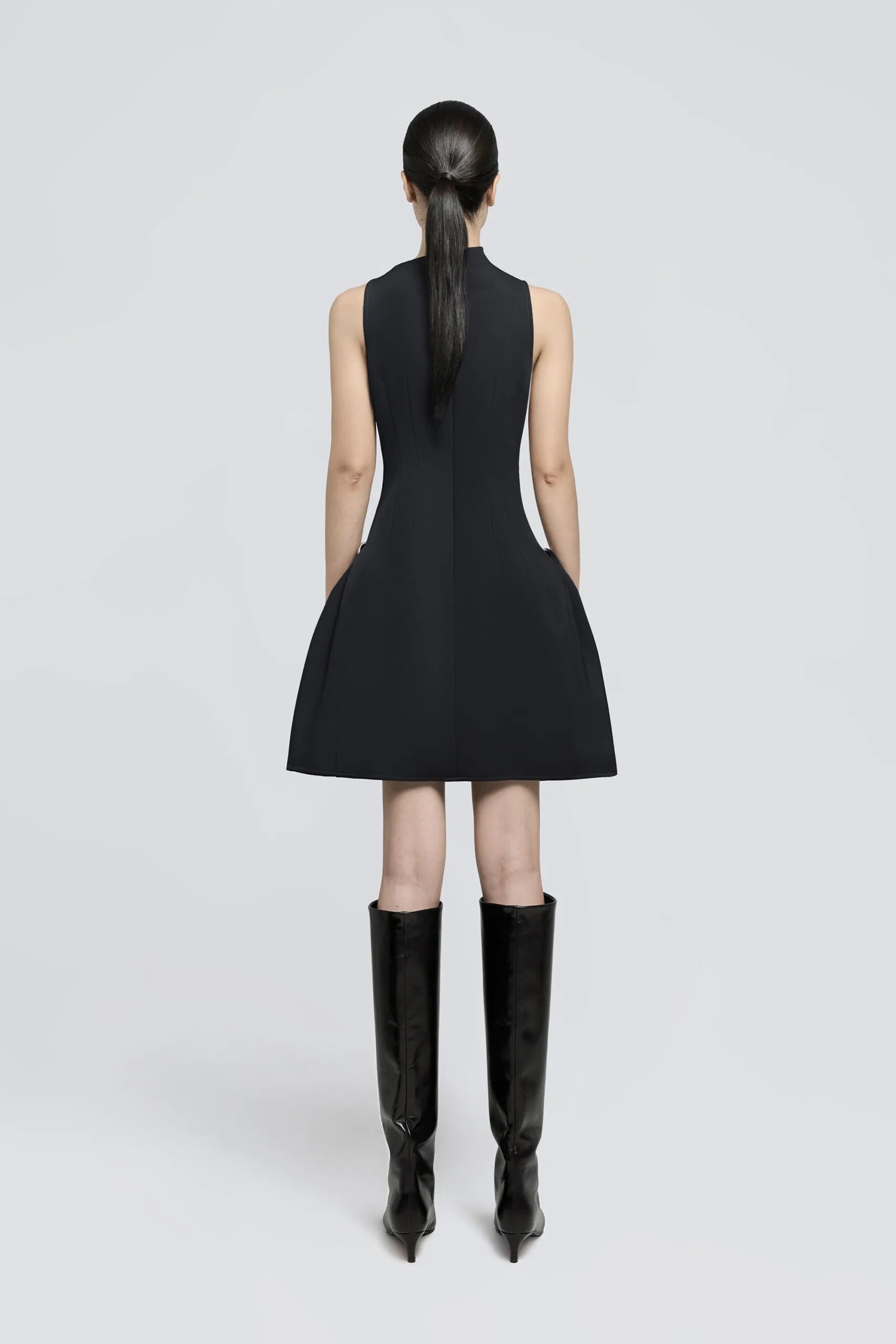 Flowering Girl Women Samantha Asymmetrical Flared Mini Dress