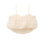 Flowering Girl Women Addison Bownot Top In Ivory