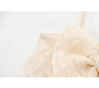 Flowering Girl Women Addison Bownot Top In Ivory