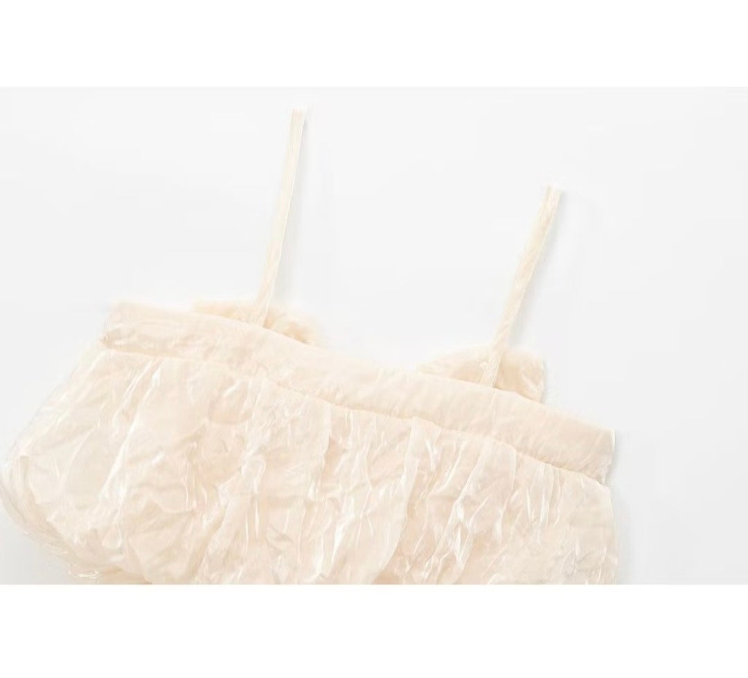 Flowering Girl Women Addison Bownot Top In Ivory