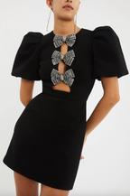 Flowering Girl Women Yvonne Bow Mini Dress