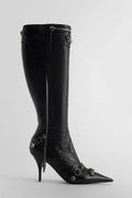 Flowering Girl Women Shilia Zip Knee-high Boots - Black