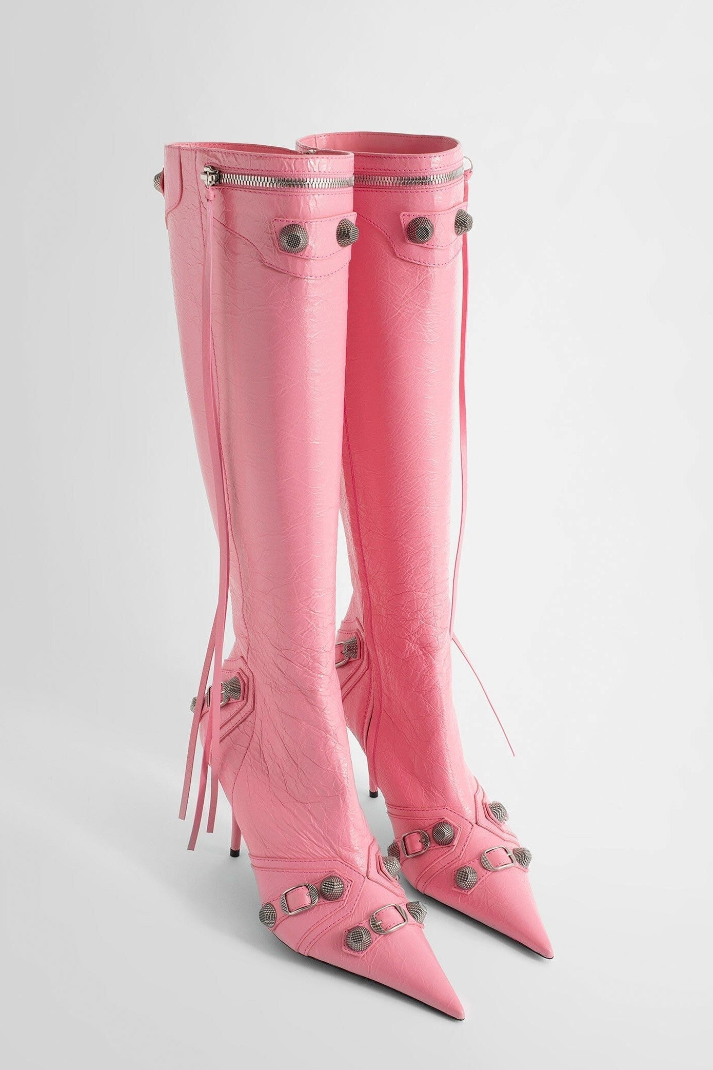 Flowering Girl Women Shilia Zip Knee-high Boots - Pink