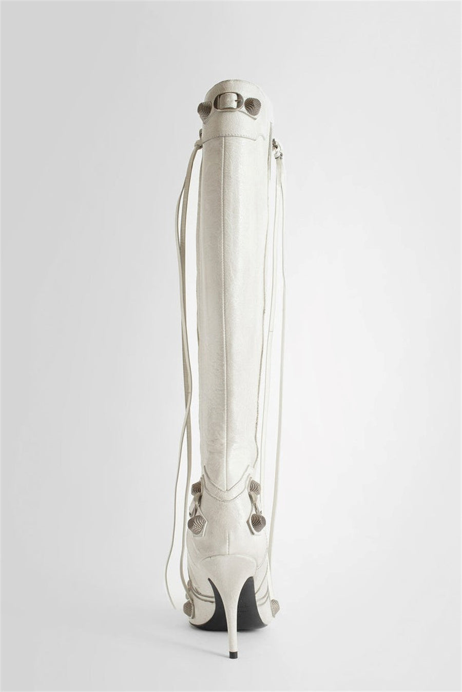 Flowering Girl Women Shilia Zip Knee-high Boots - White