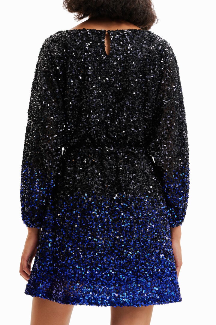 Flowering Girl Women Short Sequin Dress