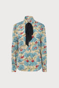 Flowering Girl Women Sonya Tuileries Print Silk Shirt