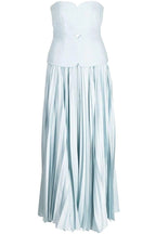 Flowering Girl Women Sweetheart Neck Off-Shoulder Pleated Midi Dress