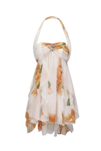 Flowering Girl Women Takala Floral Halter Backless Mini Dress