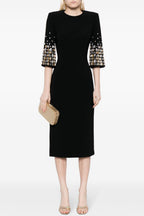 Flowering Girl Women Tanisha Crystal Embellished Midi Dress