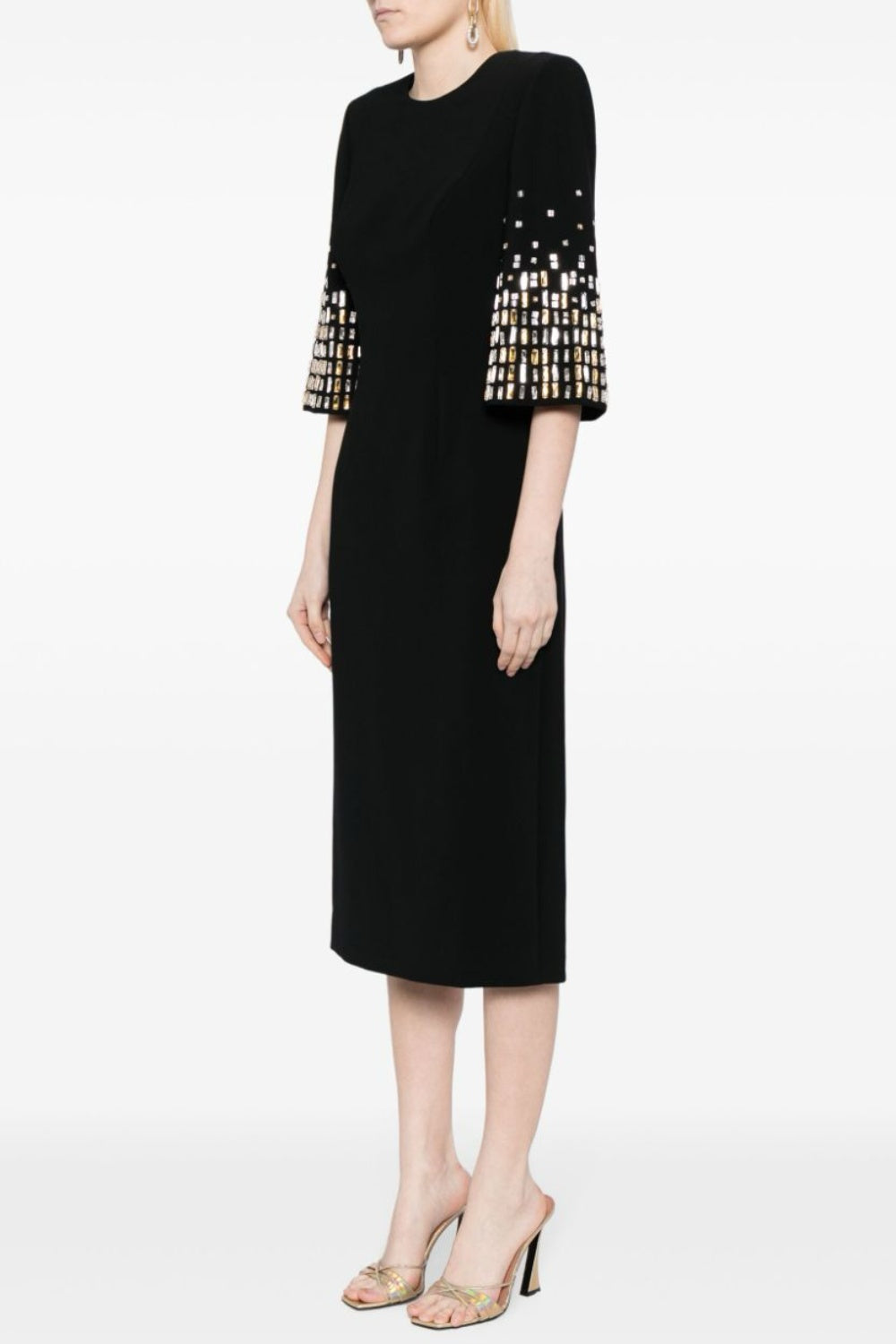 Flowering Girl Women Tanisha Crystal Embellished Midi Dress