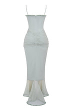 Flowering Girl Women Taylor Ruffled Mesh Maxi Dress - Blue