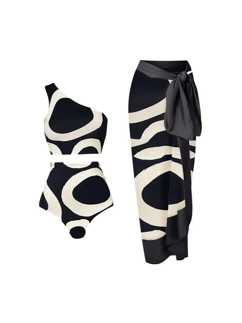 Flowering Girl Women Teresa Printed Bikini Three Piece Set
