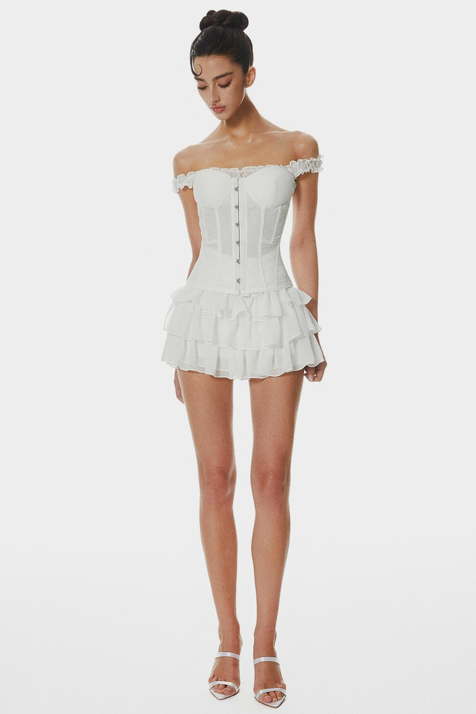 Flowering Girl Women Thara Lace Off Shoulder Corset