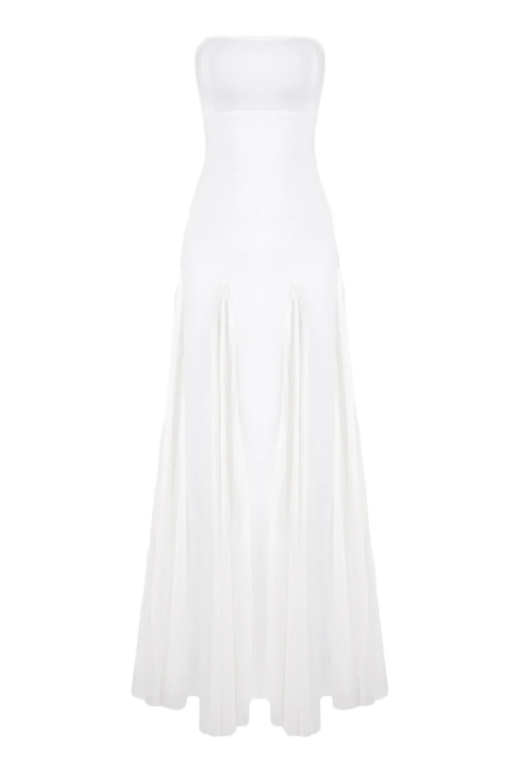 Flowering Girl Women Dimiya Strapless Mesh Maxi Bandage Dress