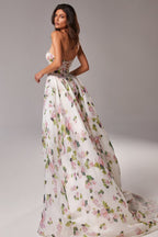 Flowering Girl Women Trinity Printed Strapless Maxi Dress